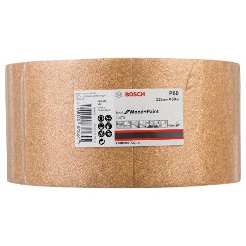  Für Exzenterschleifer C470 Best for Wood and Paint Schleifpapierrollen zum Handschleifen Bosch Schleifrolle Papier C470, für Handschleifen 12375438