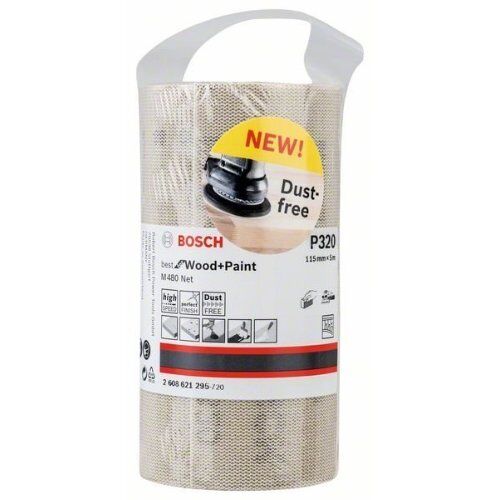  Für Exzenterschleifer M480 Best for Wood and Paint Schleifnetzrollen zum Handschleifen Bosch Schleifrolle, für Handschleifen 12375372
