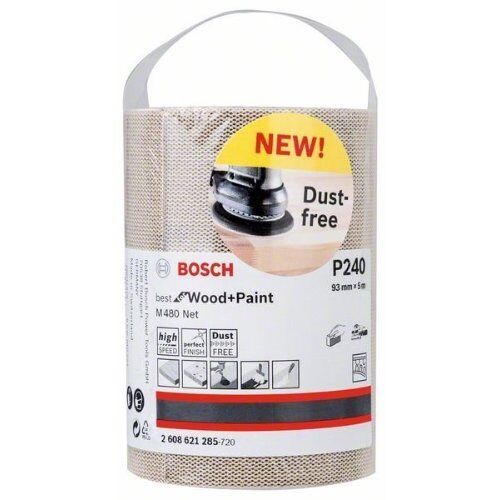  Für Exzenterschleifer M480 Best for Wood and Paint Schleifnetzrollen zum Handschleifen Bosch Schleifrolle, für Handschleifen 12375370