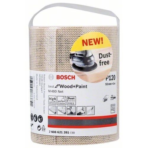  Für Exzenterschleifer M480 Best for Wood and Paint Schleifnetzrollen zum Handschleifen Bosch Schleifrolle, für Handschleifen 12375369