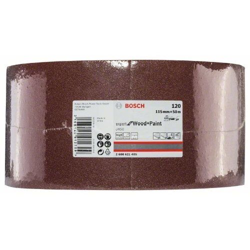 Für Exzenterschleifer J450 Expert for Wood Schleifblattrollen für das Handschleifen Bosch J450 Expert for Wood and Paint, 115 mm x 50 m, G120, für Handschleifen 12375465
