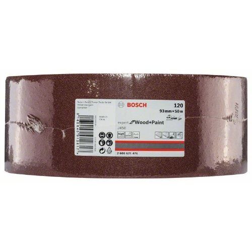  Für Exzenterschleifer J450 Expert for Wood Schleifblattrollen für das Handschleifen Bosch J450 Expert for Wood and Paint, 93 mm x 50 m, G120, für Handschleifen 12375471