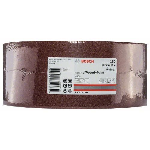  Für Exzenterschleifer J450 Expert for Wood Schleifblattrollen für das Handschleifen Bosch J450 Expert for Wood and Paint, 93 mm x 50 m, G180, für Handschleifen 12375461