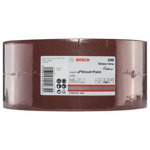  Für Exzenterschleifer J450 Expert for Wood Schleifblattrollen für das Handschleifen Bosch J450 Expert for Wood and Paint, 93 mm x 50 m, G240, für Handschleifen 12375467
