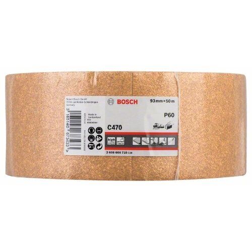  Für Exzenterschleifer C470 Best for Wood and Paint Schleifpapierrollen zum Handschleifen Bosch Schleifrolle Papier C470, für Handschleifen 12375437