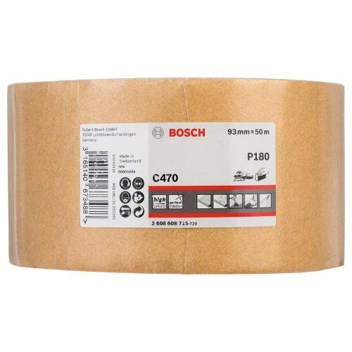  Für Exzenterschleifer C470 Best for Wood and Paint Schleifpapierrollen zum Handschleifen Bosch Schleifrolle Papier C470, für Handschleifen 12375420
