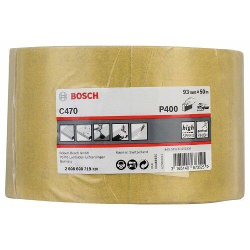  C470 Best for Wood and Paint Schleifpapierrollen zum Handschleifen Bosch Schleifrolle Papier C470, für Handschleifen 12375419