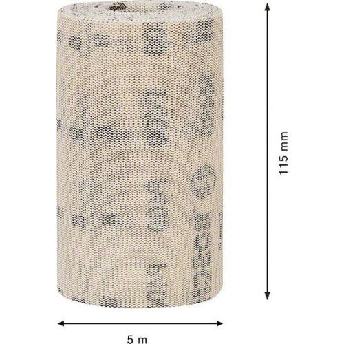  Für Exzenterschleifer EXPERT M480 Netzstruktur-Schleifrollen Bosch EXPERT M480 Schleifnetzrolle, 115 mm, 5 m, G 400, für Handschleifen 12375356