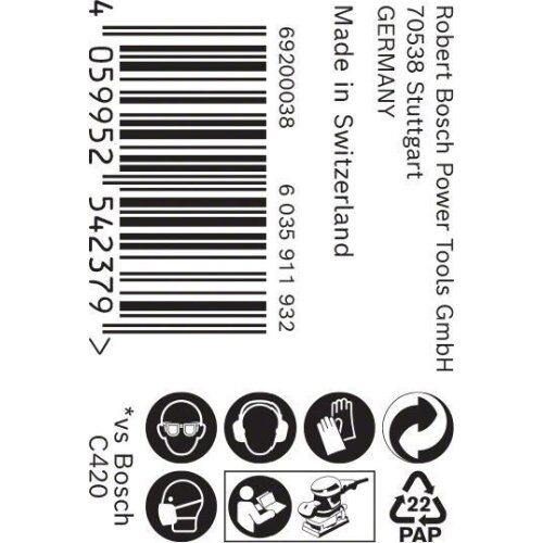  Für Exzenterschleifer EXPERT C470 Schleifpapierrollen zum Handschleifen Bosch EXPERT C470 Schleifpapierrolle zum Handschleifen, 115 mm, 5 m, G 120, für Handschleifen 12375398