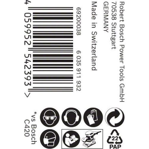  Für Exzenterschleifer EXPERT C470 Schleifpapierrollen zum Handschleifen Bosch EXPERT C470 Schleifpapierrolle zum Handschleifen, 115 mm, 5 m, G 240, für Handschleifen 12375407
