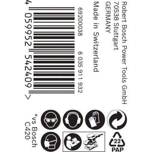 Für Exzenterschleifer EXPERT C470 Schleifpapierrollen zum Handschleifen Bosch EXPERT C470 Schleifpapierrolle zum Handschleifen, 93 mm, 5 m, G 40, für Handschleifen 12375388