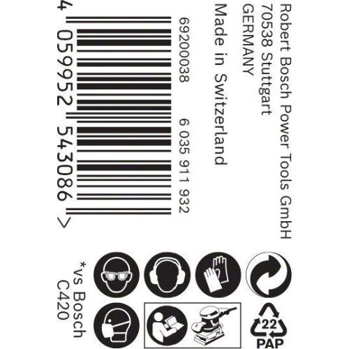  Für Exzenterschleifer EXPERT C470 Schleifpapierrollen zum Handschleifen Bosch EXPERT C470 Schleifpapierrolle zum Handschleifen, 93 mm x 50 m, G 80, für Handschleifen 12375396