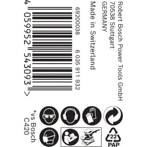  Für Exzenterschleifer EXPERT C470 Schleifpapierrollen zum Handschleifen Bosch EXPERT C470 Schleifpapierrolle zum Handschleifen, 93 mm x 50 m, G 100, für Handschleifen 12375412