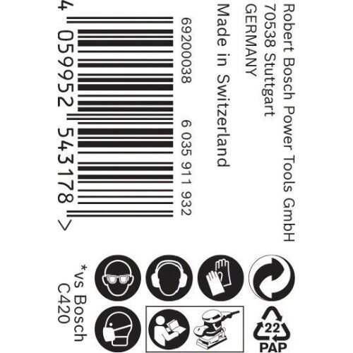  Für Exzenterschleifer EXPERT C470 Schleifpapierrollen zum Handschleifen Bosch EXPERT C470 Schleifpapierrolle zum Handschleifen, 115 mm x 50 m, G 80, für Handschleifen 12375409