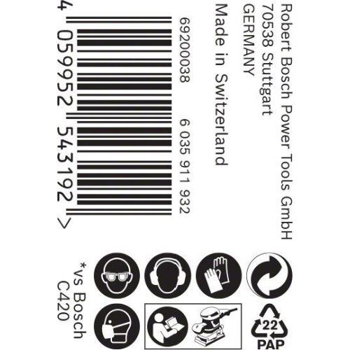  Für Exzenterschleifer EXPERT C470 Schleifpapierrollen zum Handschleifen Bosch EXPERT C470 Schleifpapierrolle zum Handschleifen, 115 mm x 50 m, G 120, für Handschleifen 12375405