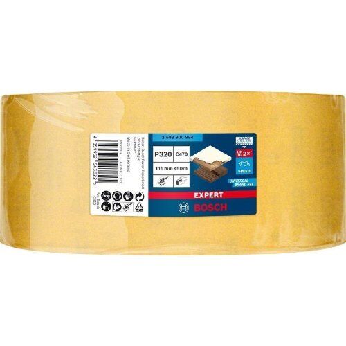  Für Exzenterschleifer EXPERT C470 Schleifpapierrollen zum Handschleifen Bosch EXPERT C470 Schleifpapierrolle zum Handschleifen, 115 mm x 50 m, G 320, für Handschleifen 12375394