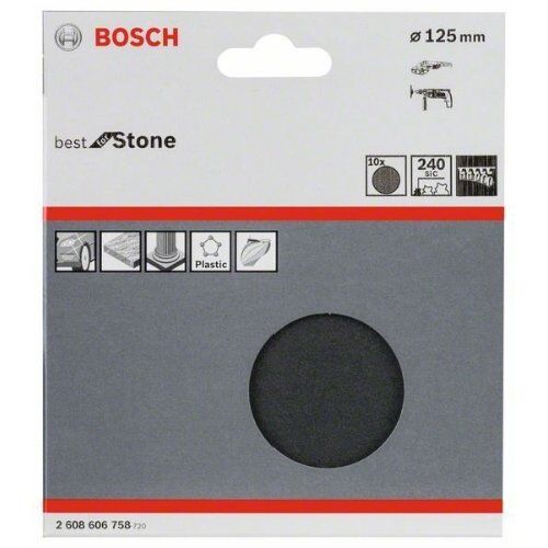  F355 Best for Coatings and Composites Schleifpapier für Winkelschleifer Bosch 10-tlg. Schleifblatt-Set F355, für kleine Winkelschleifer 12376013
