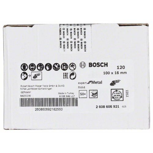  R444 Expert for Metal Fiberschleifscheiben Bosch Fiberschleifscheibe R444, Expert for Metal, für kleine Winkelschleifer 12375915