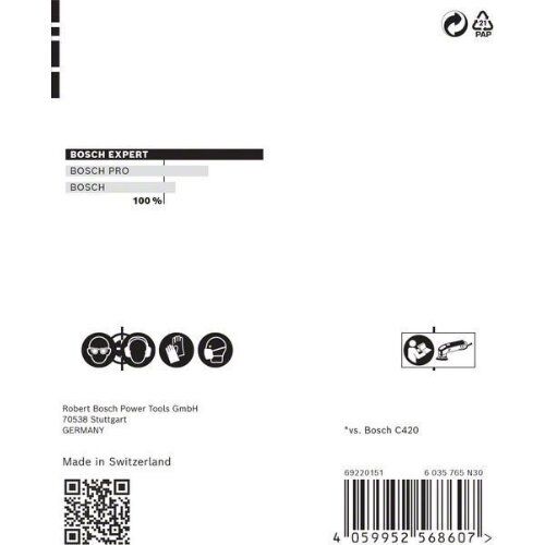  EXPERT M480 Netzstruktur-Schleifblätter Set für Deltaschleifer Bosch EXPERT M480 Schleifnetz-Set, 93 x 93 mm, 6 Stück, für Deltaschleifer 12376103