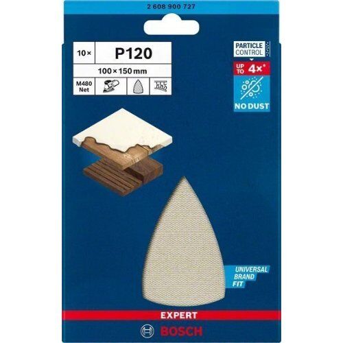  EXPERT M480 Schleifnetz-Sets für Multischleifer Bosch EXPERT M480 Schleifnetz für Multischleifer 100 x 150 mm, G 120, 10-tlg., für Multischleifer 12376117