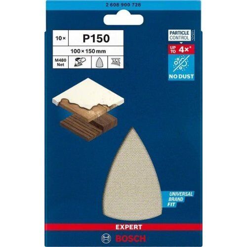  EXPERT M480 Schleifnetz-Sets für Multischleifer Bosch EXPERT M480 Schleifnetz für Multischleifer 100 x 150 mm, G 150, 10-tlg., für Multischleifer 12376116