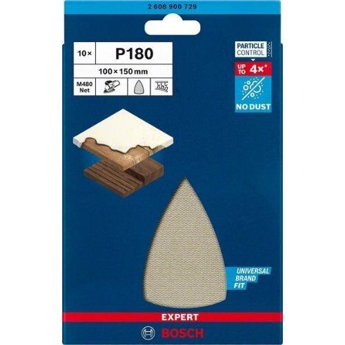  EXPERT M480 Schleifnetz-Sets für Multischleifer Bosch EXPERT M480 Schleifnetz für Multischleifer 100 x 150 mm, G 180, 10-tlg., für Multischleifer 12376118