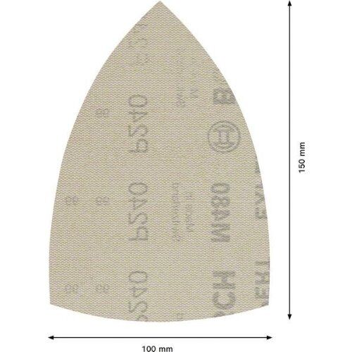  EXPERT M480 Schleifnetz-Sets für Multischleifer Bosch EXPERT M480 Schleifnetz für Multischleifer 100 x 150 mm, G 240, 10-tlg., für Multischleifer 12376120
