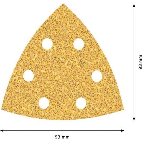  EXPERT C470 Schleifblatt für Deltaschleifer Bosch EXPERT C470 Schleifpapier für Deltaschleifer, 93 mm, G 40, 5 Stück, für Deltaschleifer 12376129