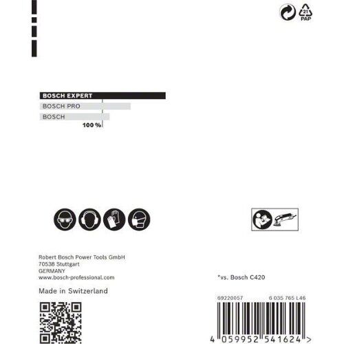  EXPERT C470 Schleifblatt für Deltaschleifer Bosch EXPERT C470 Schleifpapier für Deltaschleifer, 93 mm, G 60, 5 Stück, für Deltaschleifer 12376123