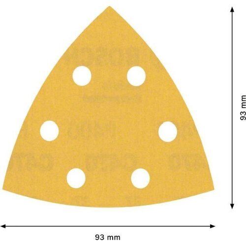  EXPERT C470 Schleifblatt für Deltaschleifer Bosch EXPERT C470 Schleifpapier für Deltaschleifer, 93 mm, G 400, 5 Stück, für Deltaschleifer 12376139