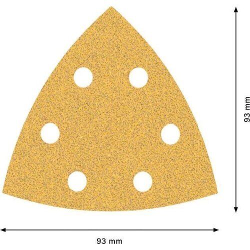 EXPERT C470 Schleifblatt für Deltaschleifer Bosch EXPERT C470 Schleifpapier für Deltaschleifer, 93 mm, G 60, 50 Stück, für Deltaschleifer 12376125