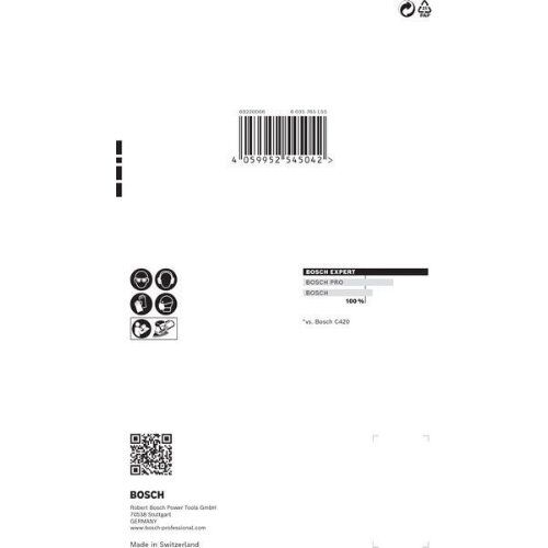 EXPERT C470 Schleifblatt mit 7 Löchern für Multischleifer Bosch EXPERT C470 Schleifpapier mit 7 Löchern für Multischleifer, 100 x 150 mm, G 320, 10-tlg., für Multischleifer 12376147