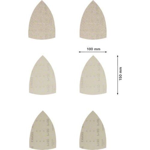  EXPERT M480 Schleifnetz-Sets für Multischleifer Bosch EXPERT M480 Schleifnetz-Set, 100 x 150 mm, 10 Stück, für Multischleifer 12376114