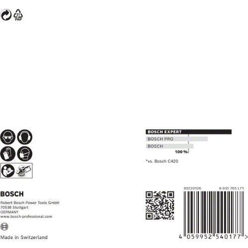  EXPERT M480 Schleifnetze für Exzenterschleifer Bosch EXPERT M480 Schleifnetz für Exzenterschleifer, 125 mm, G 400, 5 Stück, für Exzenterschleifer 12376285