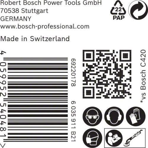  EXPERT M480 Schleifnetze für Trockenbauschleifer Bosch EXPERT M480 Schleifnetz für Trockenbauschleifer, 225 mm, G 150, 25-tlg., für Trockenbauschleifer 12376291