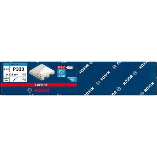  EXPERT M480 Schleifnetze für Trockenbauschleifer Bosch EXPERT M480 Schleifnetz für Trockenbauschleifer, 225 mm, G 320, 25-tlg., für Trockenbauschleifer 12376294