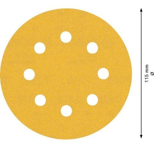  EXPERT C470 Schleifblatt mit 8 Löchern für Exzenterschleifer Bosch EXPERT C470 Schleifpapier mit 8 Löchern für Exzenterschleifer, 115 mm, G 240, 5-tlg., für Exzenterschleifer 12376322