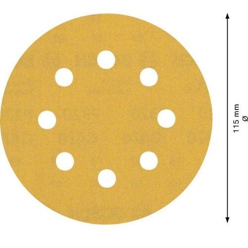  EXPERT C470 Schleifblatt mit 8 Löchern für Exzenterschleifer Bosch EXPERT C470 Schleifpapier mit 8 Löchern für Exzenterschleifer, 115 mm, G 320, 5-tlg., für Exzenterschleifer 12376318