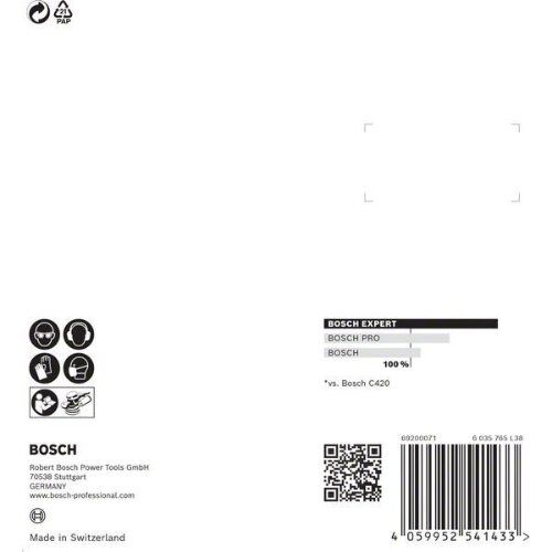  EXPERT C470 Schleifblatt mit 8 Löchern für Exzenterschleifer Bosch EXPERT C470 Schleifpapier mit 8 Löchern für Exzenterschleifer, 125 mm, G 80, 5-tlg., für Exzenterschleifer 12376317