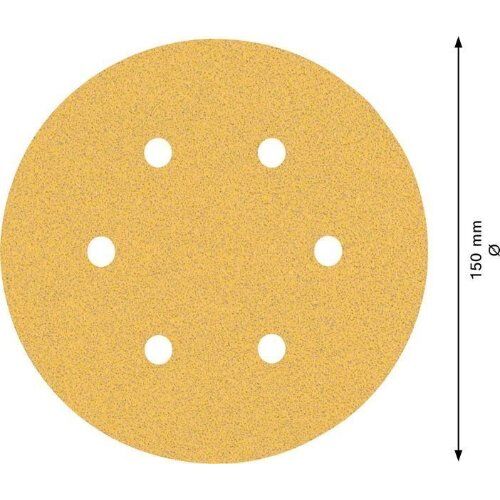  EXPERT C470 Schleifblatt mit 6 Löchern für Exzenterschleifer Bosch EXPERT C470 Schleifpapier mit 6 Löchern für Exzenterschleifer, 150 mm, G 80, 5-tlg., für Exzenterschleifer 12376304