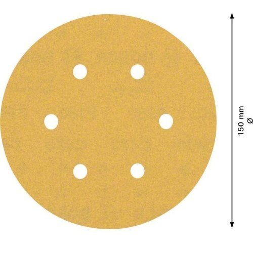  EXPERT C470 Schleifblatt mit 6 Löchern für Exzenterschleifer Bosch EXPERT C470 Schleifpapier mit 6 Löchern für Exzenterschleifer, 150 mm, G 180, 50-tlg., für Exzenterschleifer 12376295