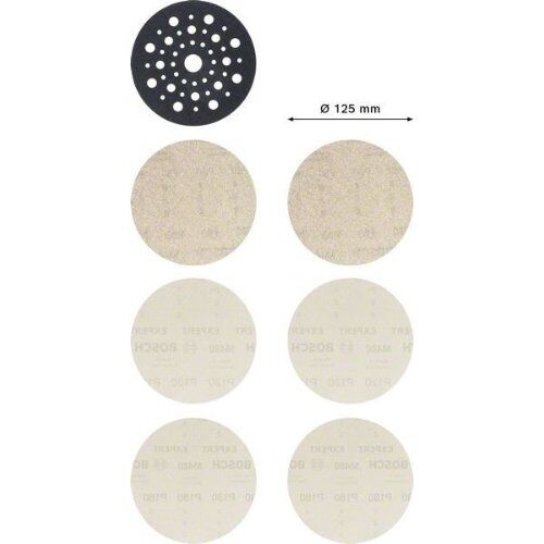  EXPERT M480 Starter-Sets für Exzenterschleifer Bosch EXPERT M480 Starter-Set für Exzenterschleifer, 125 mm, 7-tlg., für Exzenterschleifer 12376249
