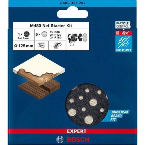  EXPERT M480 Starter-Sets für Exzenterschleifer Bosch EXPERT M480 Starter-Set für Exzenterschleifer, 125 mm, 7-tlg., für Exzenterschleifer 12376249
