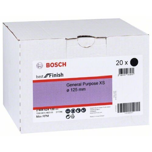  N880 Vliesscheiben für Exzenterschleifer Bosch Vliesscheibe Allzweck, 125 mm, für Exzenterschleifer 12376396