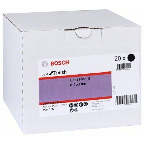  N880 Vliesscheiben für Exzenterschleifer Bosch Vliesscheibe, Ultra Fine S, 150 mm, für Exzenterschleifer 12376408