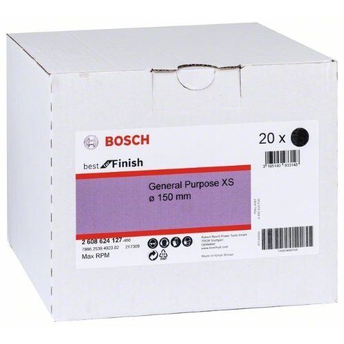  N880 Vliesscheiben für Exzenterschleifer Bosch Vliesscheibe Allzweck, 150 mm, für Exzenterschleifer 12376407
