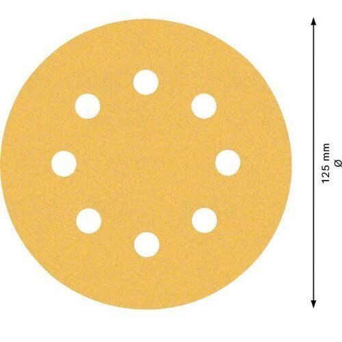  EXPERT C470 Schleifblatt-Sets mit 8 Löchern für Exzenterschleifer Bosch EXPERT C470 Schleifpapier-Set für Exzenterschleifer, 125 mm, 8 Löcher, G 60/120/240, 6-tlg., für Exzenterschleifer 12376384