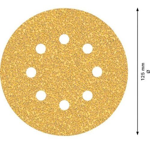  EXPERT C470 Schleifblatt mit 8 Löchern für Exzenterschleifer Bosch EXPERT C470 Schleifpapier mit 8 Löchern für Exzenterschleifer, 125 mm, G 40, 50-tlg., für Exzenterschleifer 12376319