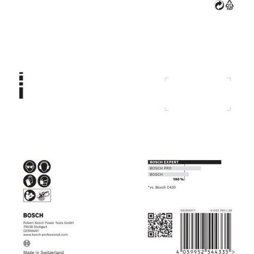  EXPERT C470 Schleifblatt Mehrloch für Exzenterschleifer Bosch EXPERT C470 Schleifpapier Mehrloch für Exzenterschleifer, 125 mm, G 100, 5-tlg., für Exzenterschleifer 12376367