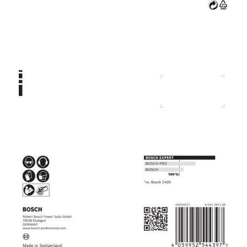  EXPERT C470 Schleifblatt-Sets Mehrloch für Exzenterschleifer Bosch EXPERT C470 Schleifpapier-Set für Exzenterschleifer, 125 mm, Mehrloch, G 60/120/240, 6-tlg., für Exzenterschleifer 12376387